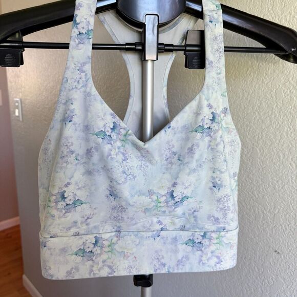 Zyia Active Luxe Deluxe Cut Out Back Peekaboo Sports Bra Workout Exercise Size L - Picture 2 of 6